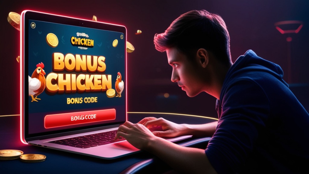 Giocatore che osserva un banner promozionale sul bonus di Chicken Road