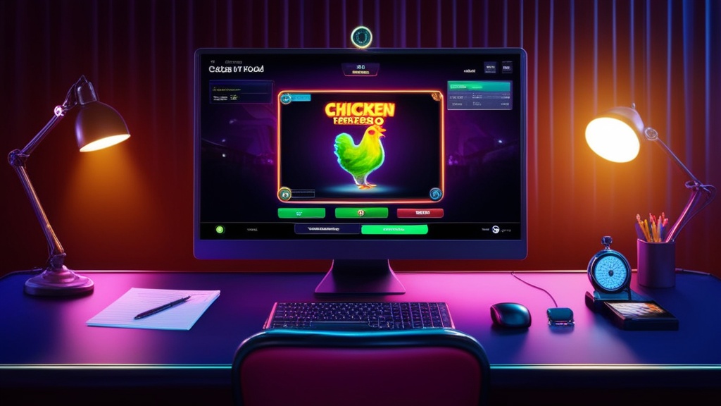 Scrivania con demo del gioco, appunti e atmosfera da allenamento controllato