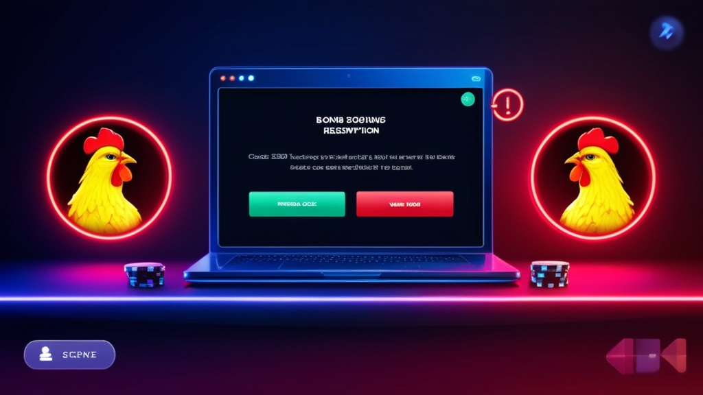 Errore nel riscatto del bonus Chicken Road su schermo e account